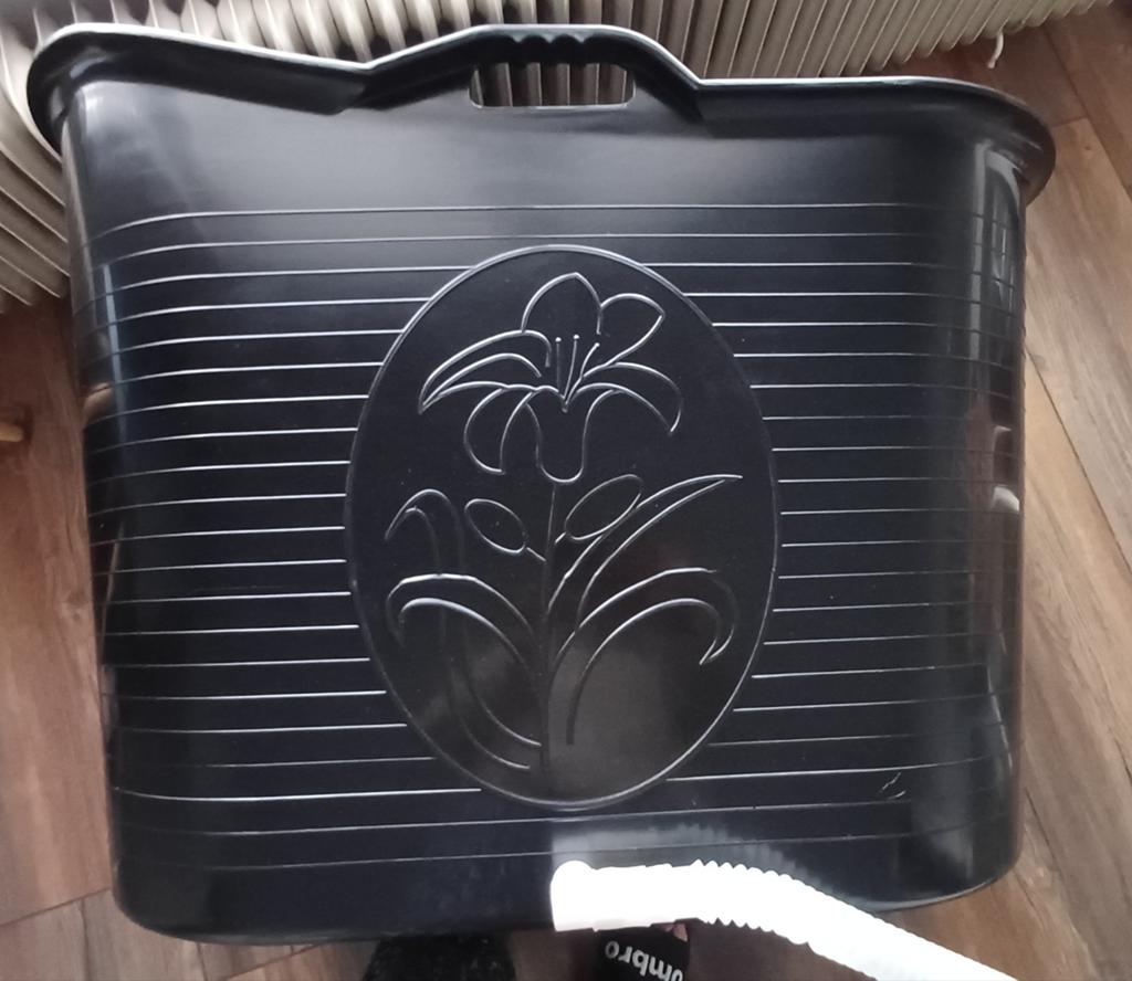 Handig en compact mobiel zitbad Bath Bucket - zwart, Ophalen