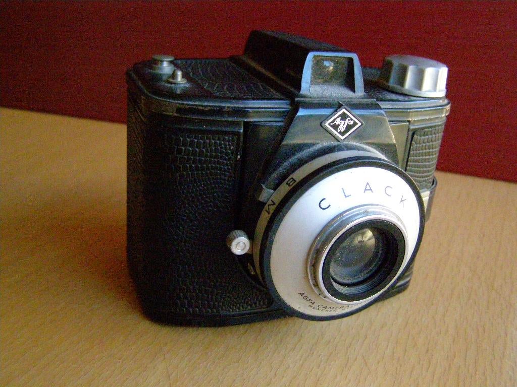 FOTOTOESTEL VINTAGE AGFA CLACK DUITSLAND, Ophalen of Verzenden, Gebruikt, Compact, Overige Merken