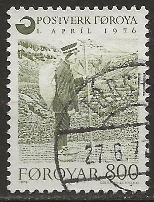Faeröer, Verzenden, Denemarken, Gestempeld