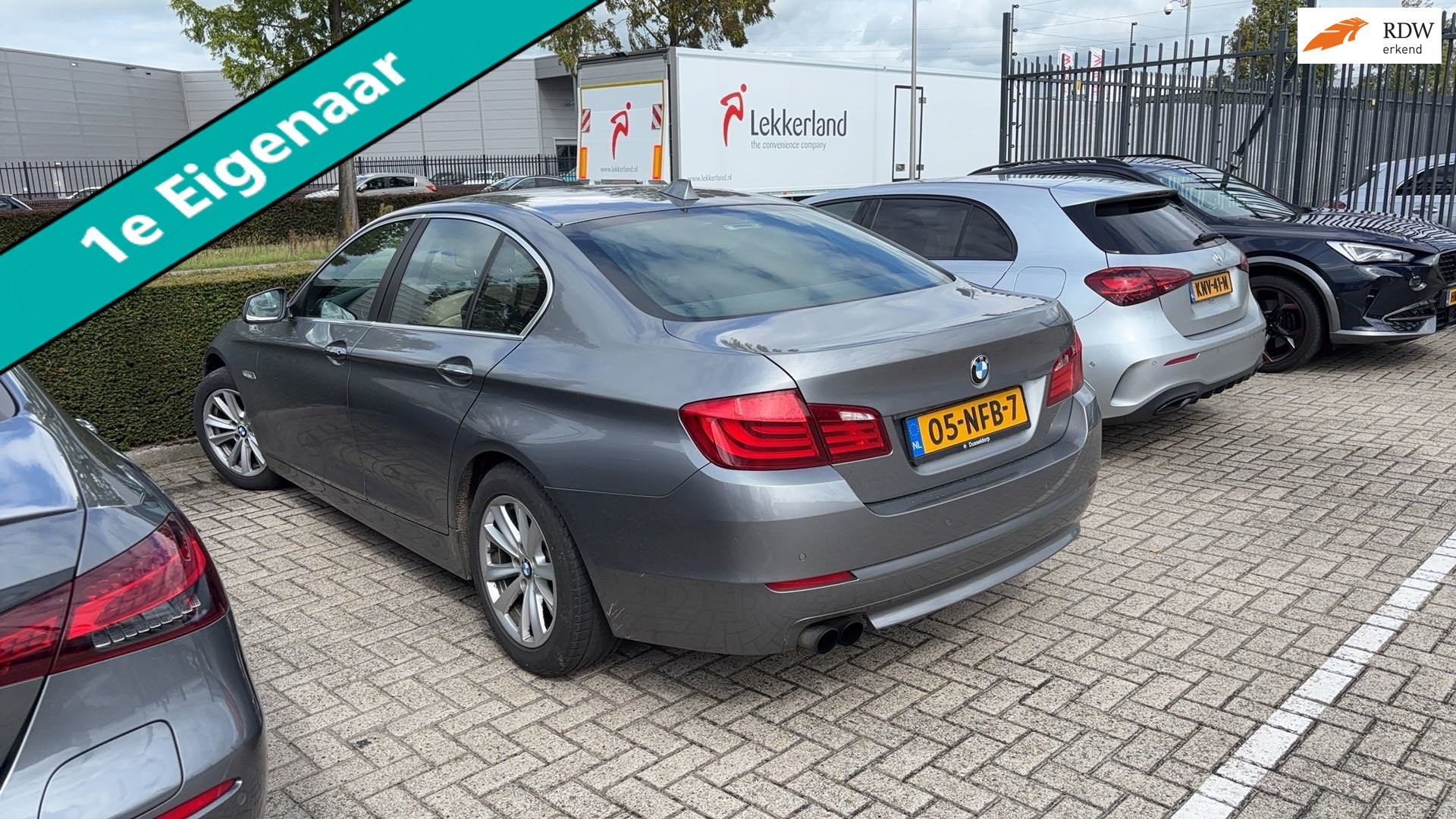 BMW 5-serie 523i High Exe 6-Cil. 204pk 1e eig. Leder Navi Sc, 13 km/l, Euro 5, Achterwielaandrijving, Gebruikt