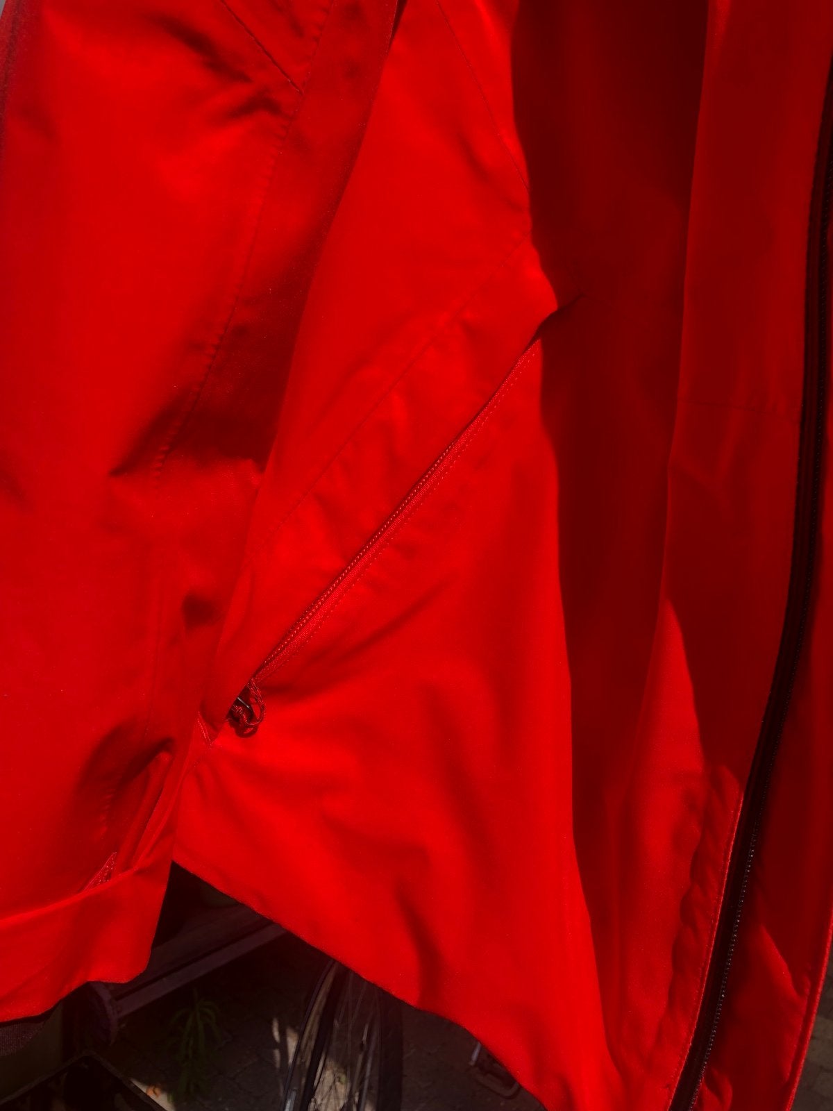 The North Face Dryvent Jas Maat M Rood, Ophalen, Zo goed als nieuw, Maat 48/50 (M), Rood