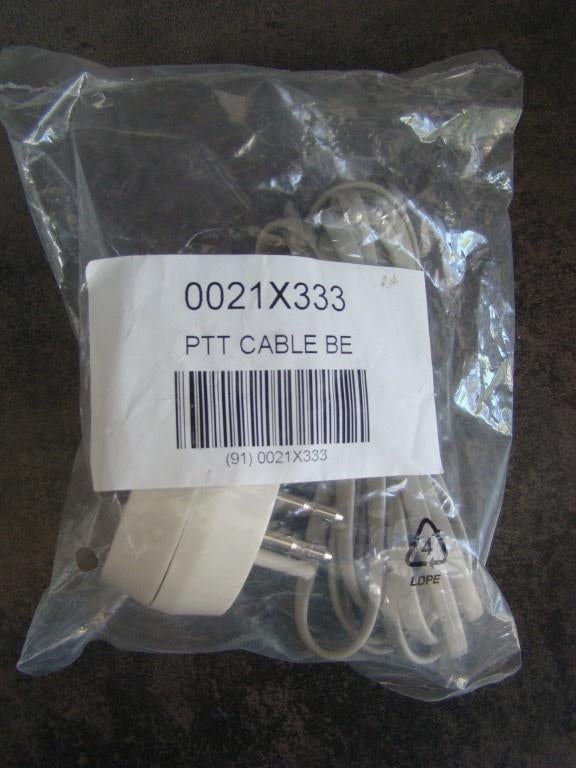 retro PTT kabel BE ~ snoer met stekker, Ophalen of Verzenden, Nieuw