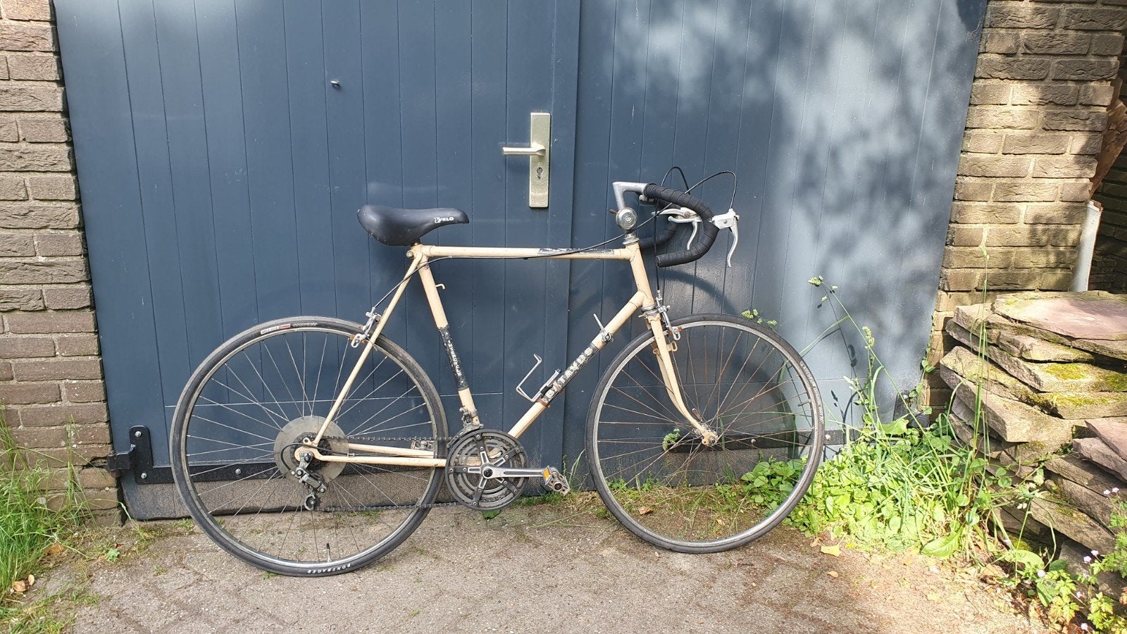 Vintage batavus champion intercycle, Fietsen en Brommers, Fietsen | Racefietsen, Ophalen, 28 inch, Gebruikt, Velgrem