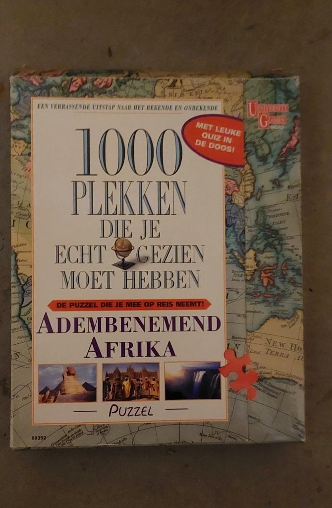 puzzel, Hobby en Vrije tijd, Ophalen, 500 t/m 1500 stukjes, Zo goed als nieuw, Legpuzzel