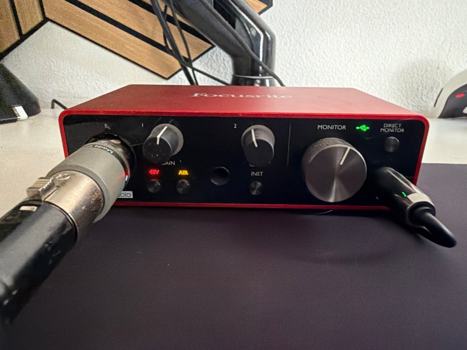 Focusrite Scarlett Solo USB Audio Interface, Ophalen, Zo goed als nieuw