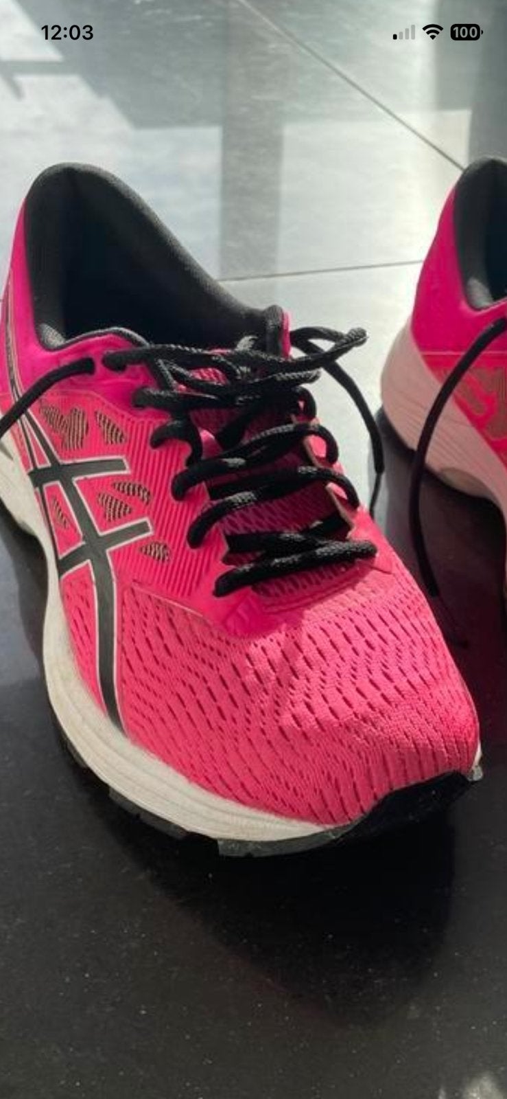 Asics dames hardloopschoen maat 42.5, Ophalen of Verzenden, Zo goed als nieuw, Hardloopschoenen, Asics