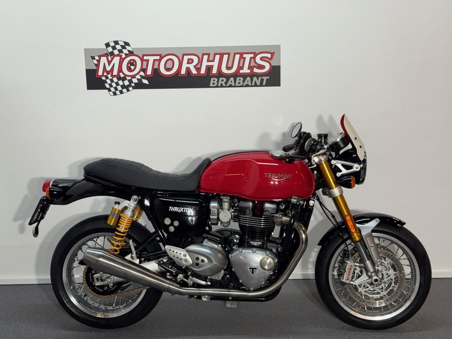 TRIUMPH THRUXTON 1200 R (bj 2015), 2 cilinders, Bedrijf, Onbekend, Toermotor