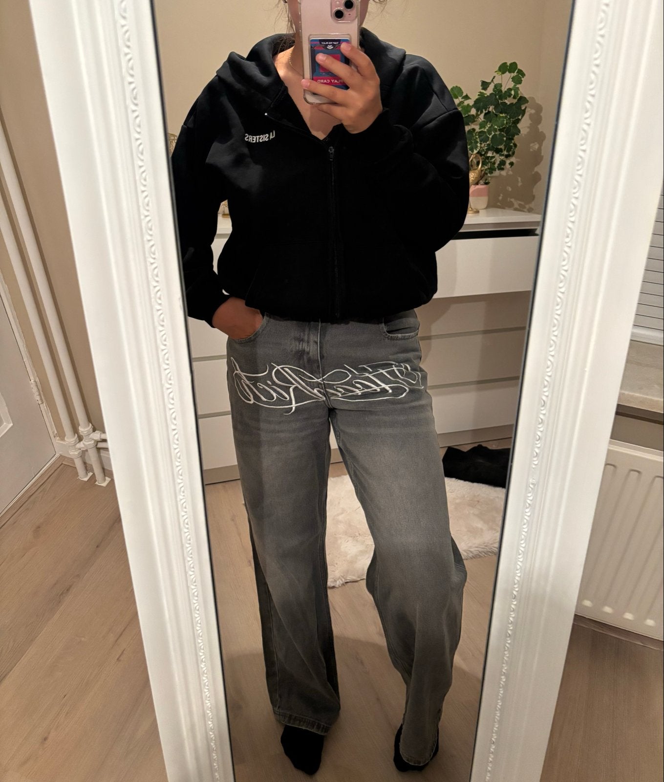 Hoodrich broek maat M (valt als S) - ideaal tot 1.72m, Ophalen of Verzenden, Maat 36 (S), Gedragen, Grijs