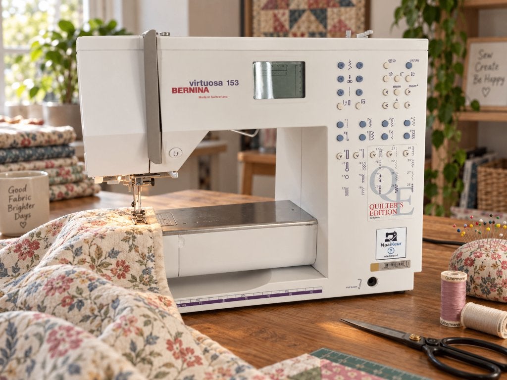 Bernina naaimachine Virtuosa 153 QE – Naaikeur gecontroleerd, Ophalen, Gebruikt, Naaimachine, Bernina