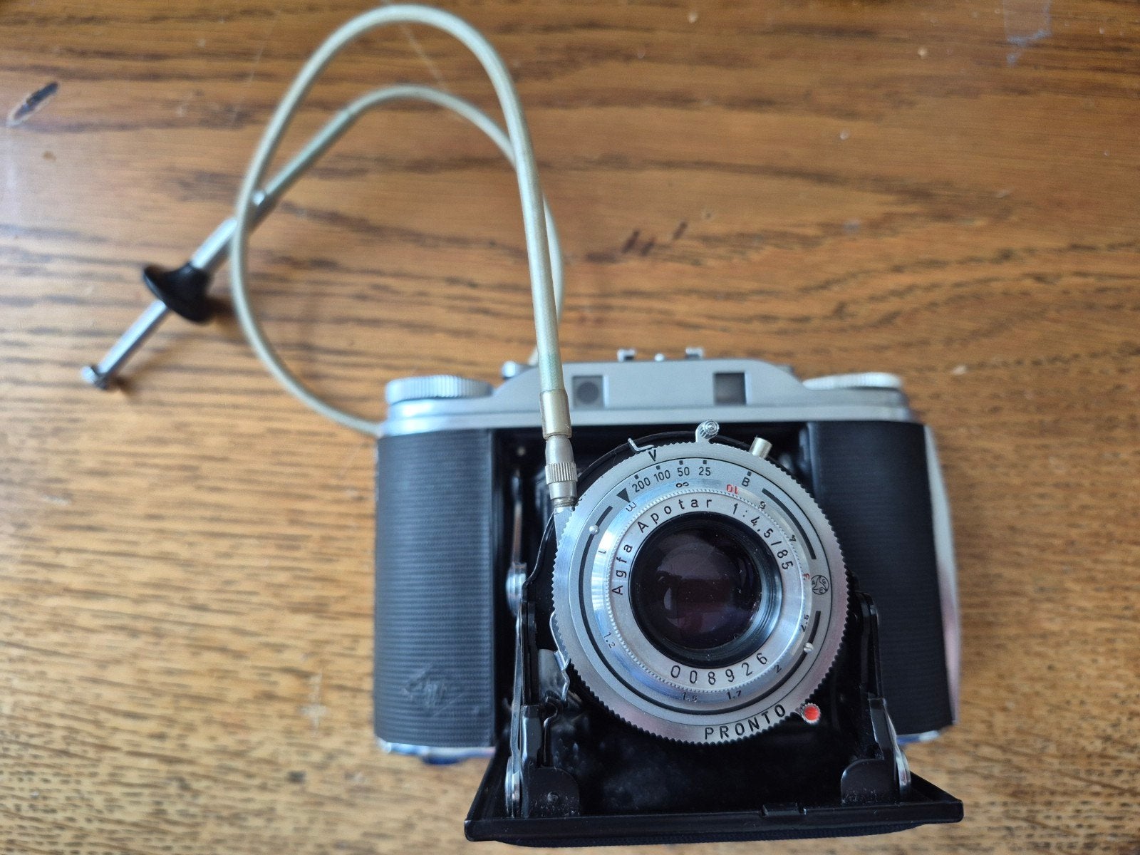 Agfa Isolette III Vintage Camera met Accessoires, Ophalen of Verzenden, Gebruikt, Compact, Overige Merken
