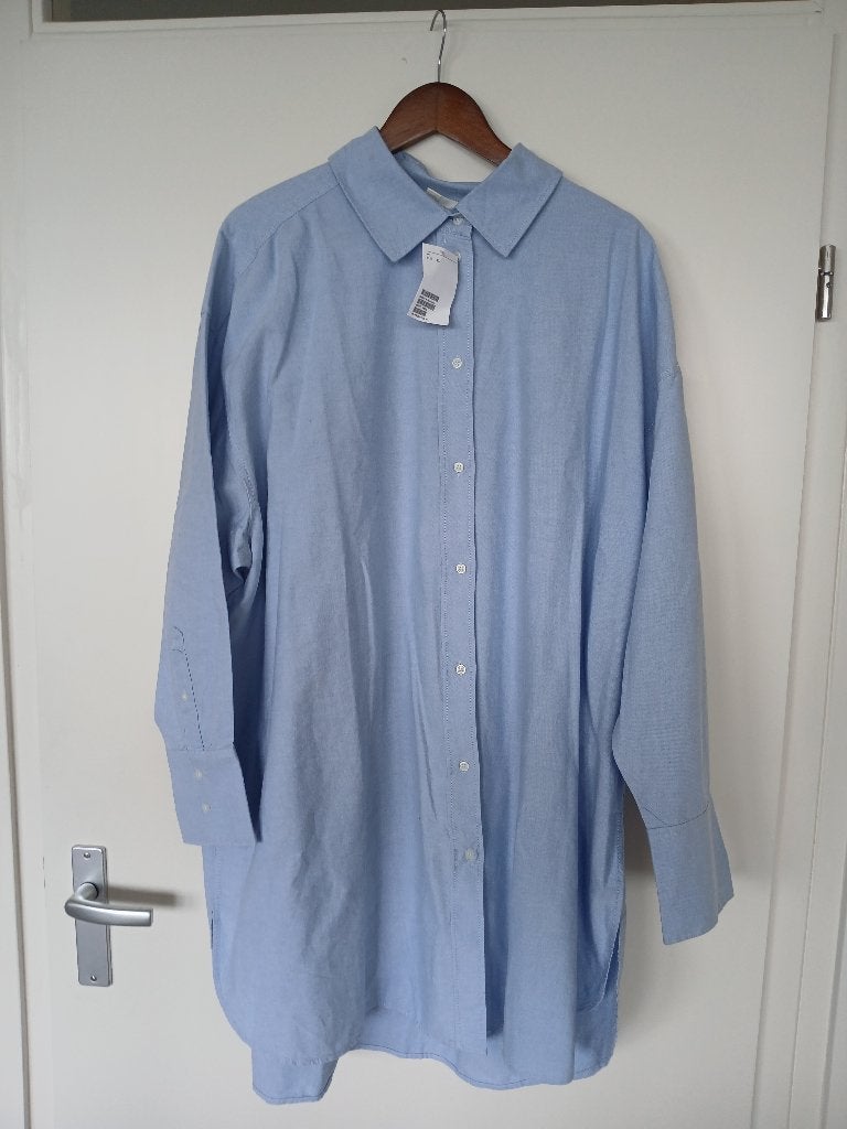 H&M Tuniek maat XL blauw spijkerstof NIEUW, Kleding | Dames, H&M, Blauw, Maat 46/48 (XL) of groter, Nieuw