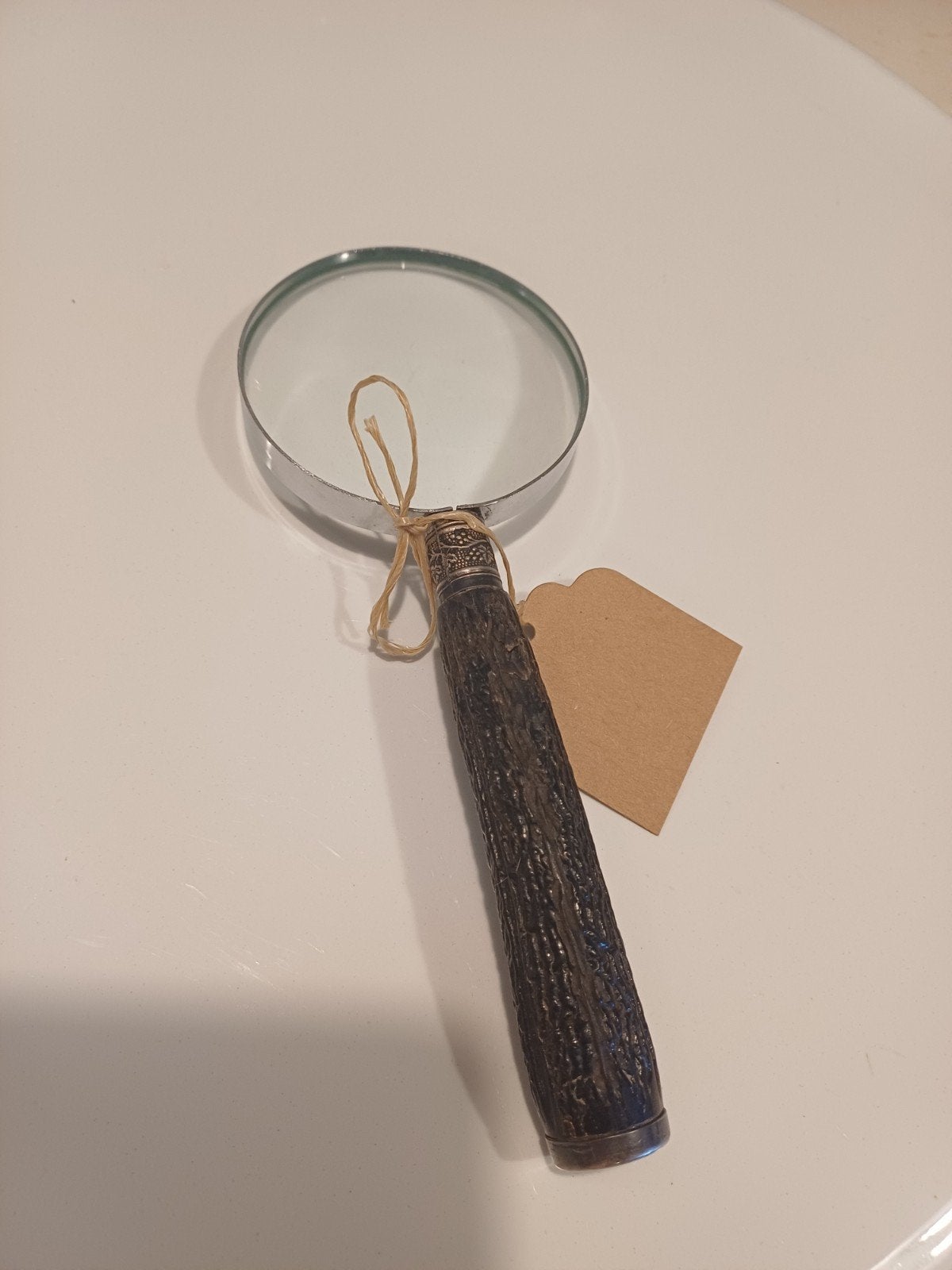 Oude Loep met Rendier/Hert Handvat, Ophalen of Verzenden, Vergrootglas of Loep