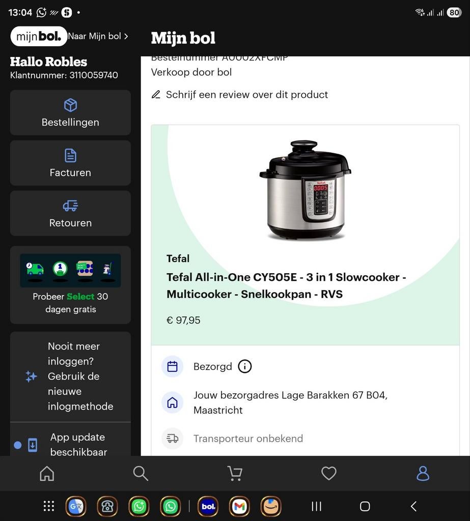 Tefal elektrische snelkookpan - Slechts 3 keer gebruikt, 4 liter of meer, Ophalen of Verzenden, Zo goed als nieuw, Uitneembare binnenpan