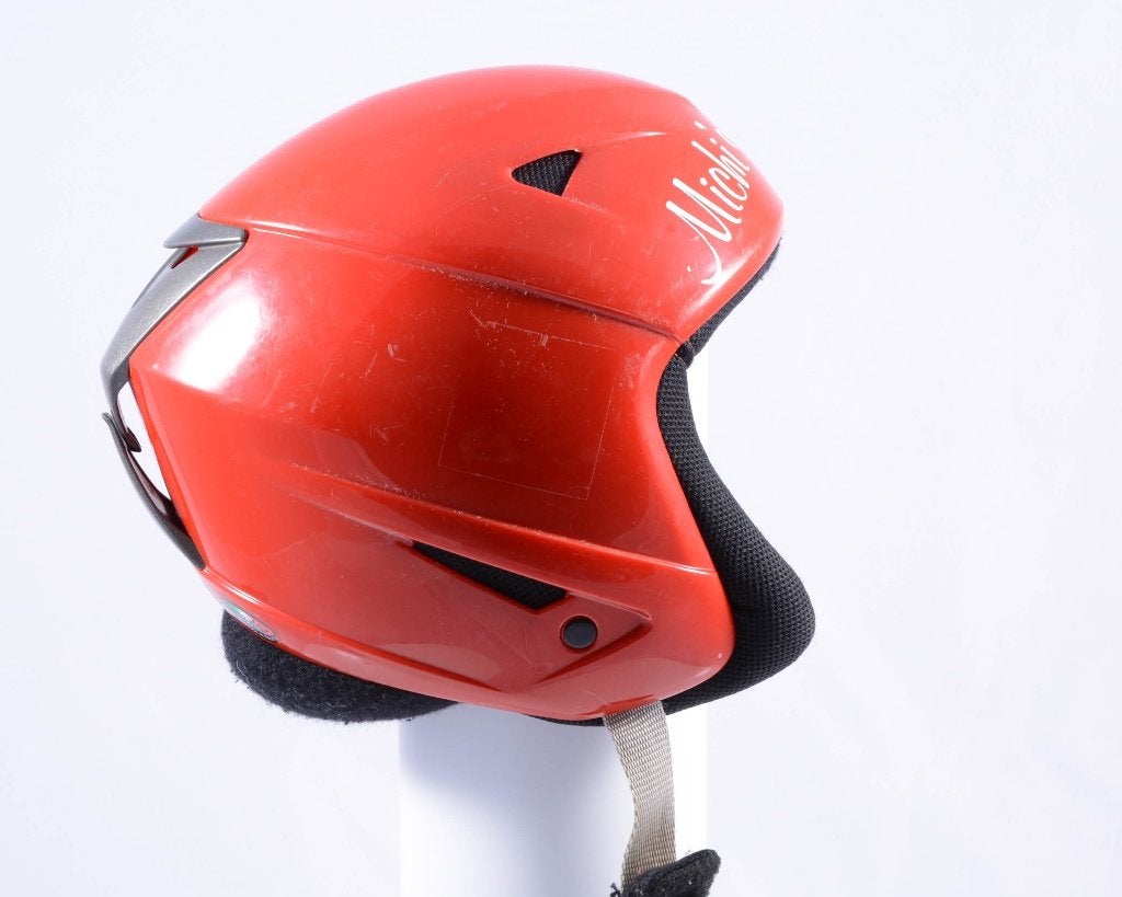 48 50 kinder ski helm CASCO Red, Overige merken, Gebruikt, Verzenden, Overige typen
