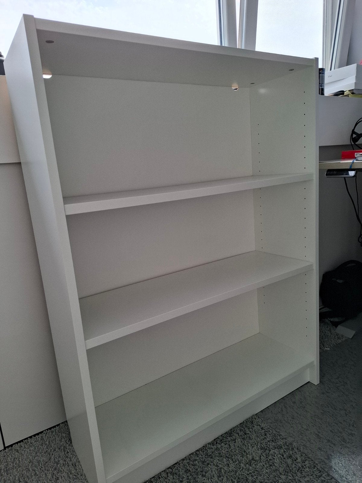 Witte IKEA Billy Boekenkast met 3 Planken - Gebruikt, Ophalen, Met plank(en), Gebruikt, 100 tot 150 cm