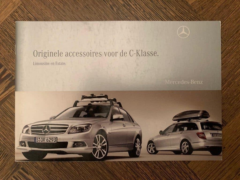 Folder Mercedes-Benz C-klasse W204 S204 Accessoires 2007, Zo goed als nieuw, Mercedes-Benz, Mercedes, Ophalen of Verzenden
