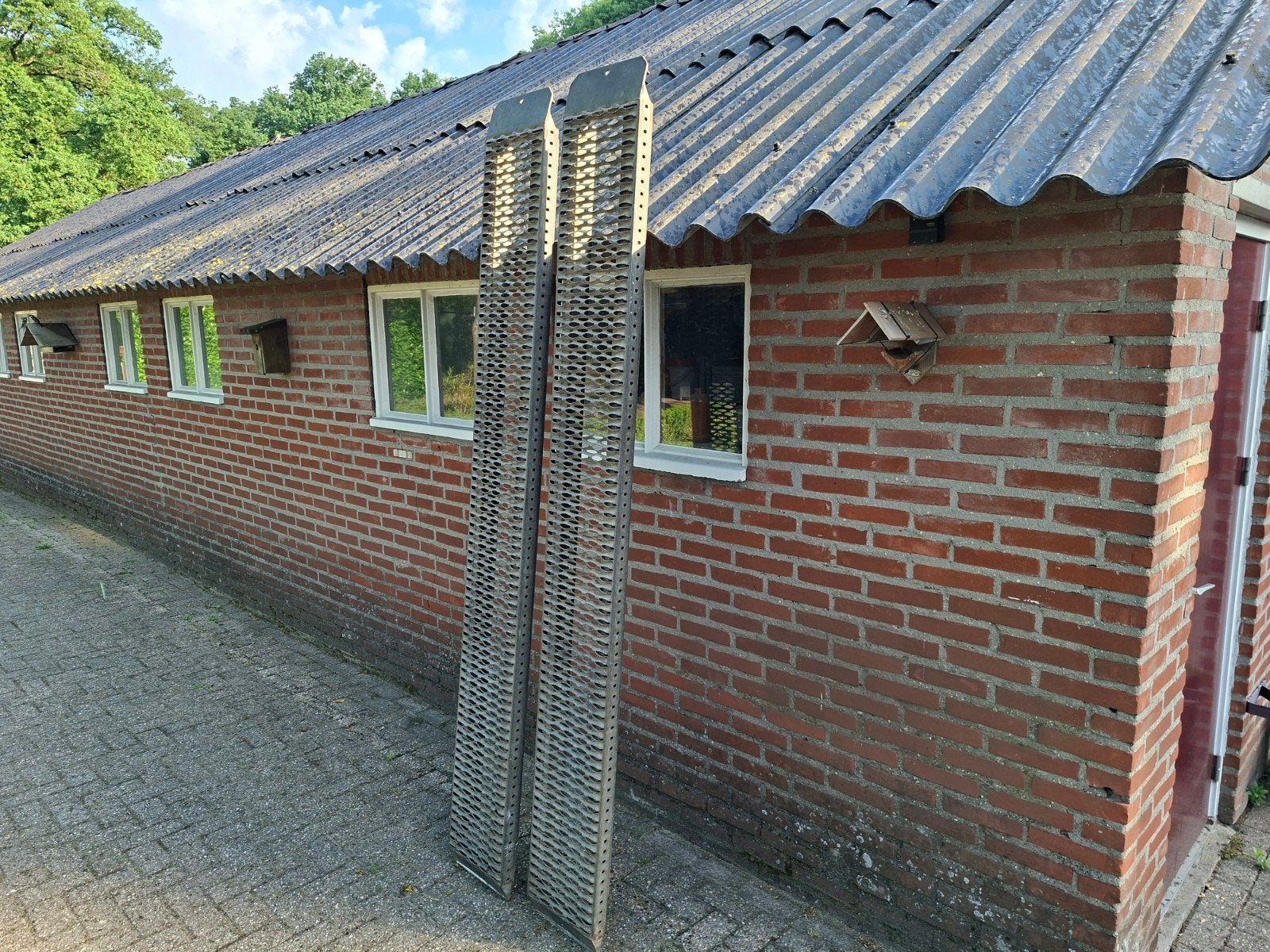 Stalen rijplaten, Ophalen