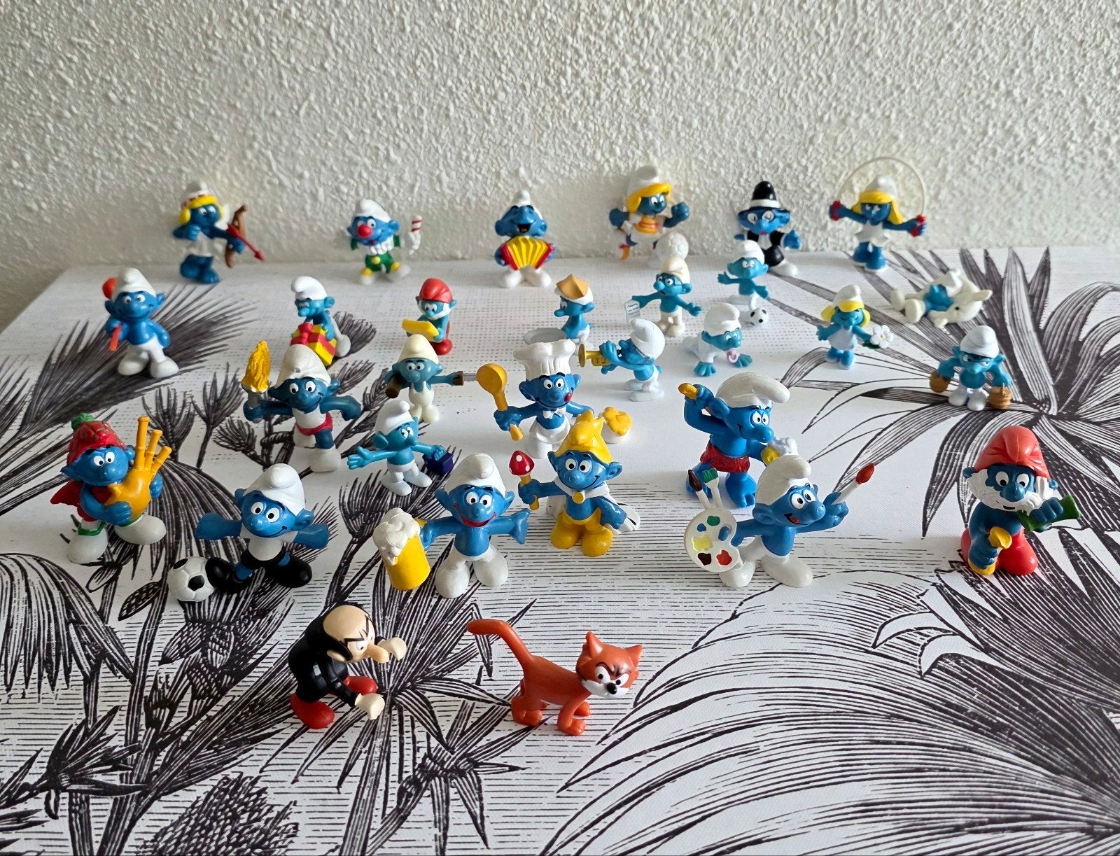 30 Smurfenbeeldjes Collectie - Schleich, Bully, Peyo, Ophalen of Verzenden, Zo goed als nieuw, Verschillende Smurfen, Poppetje, Figuurtje of Knuffel