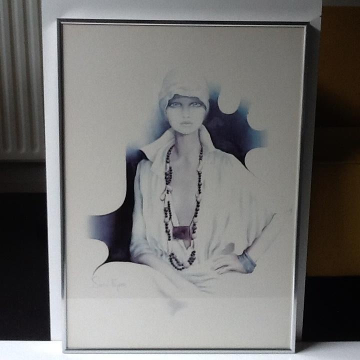 Ingelijste Art Print "Lisa" van Sara Moon, Ophalen of Verzenden, Minder dan 50 cm, 50 tot 75 cm, Print