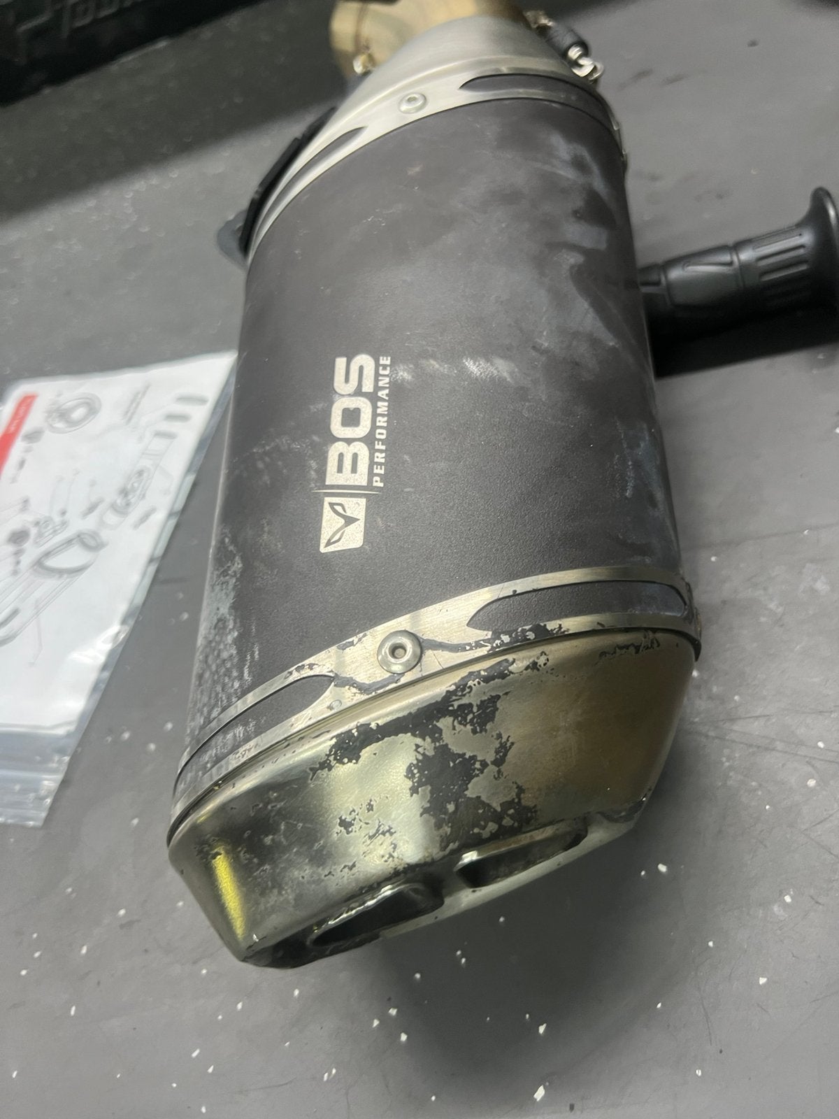Bos uitlaat demper ktm 790 duke, Ophalen of Verzenden, Gebruikt