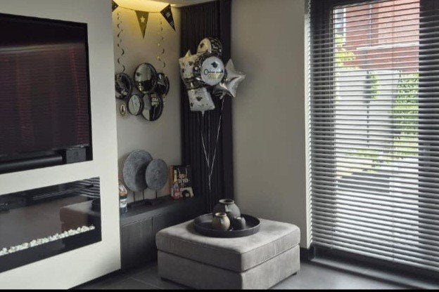 hocker/poef 90x90, Huis en Inrichting, Ophalen, Vierkant, 75 tot 100 cm, Zo goed als nieuw