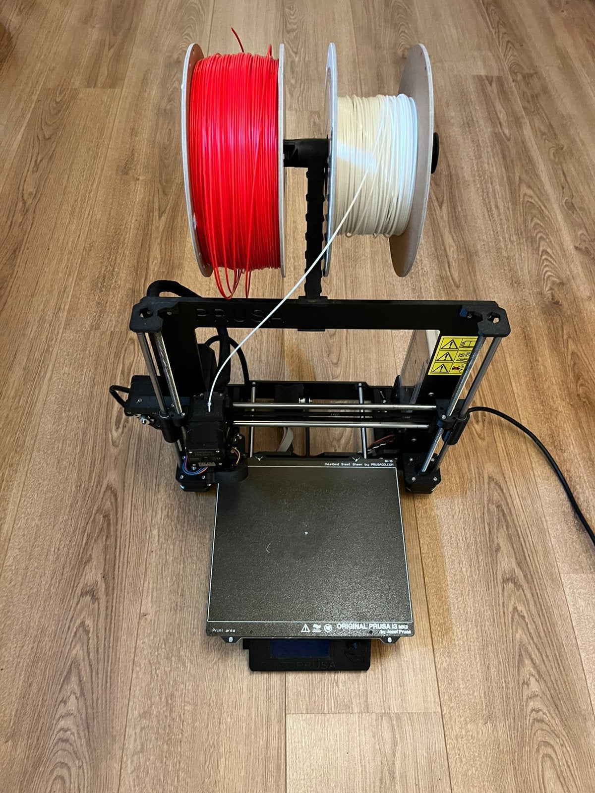 Prusa i3 MK3S 3D-printer + extra’s + 2 buildplates, Computers en Software, Gebruikt, Filament, Ophalen, Prusa