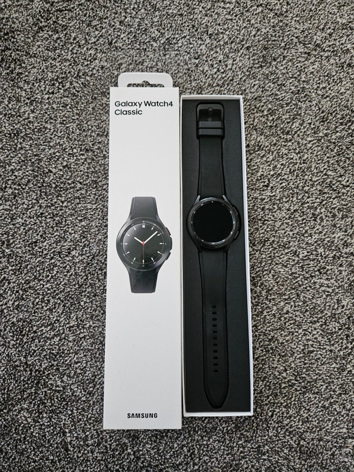 Samsung Galaxy Watch4 Classic, Samsung watch 4, Samsung, Zwart, Ophalen of Verzenden