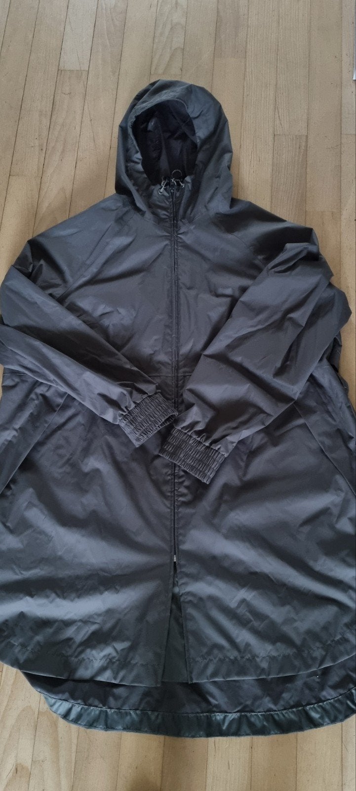 Lange regenjas getailleerd, A-lijn model, XXL, Ophalen of Verzenden, Zo goed als nieuw, Regenjas, Dames