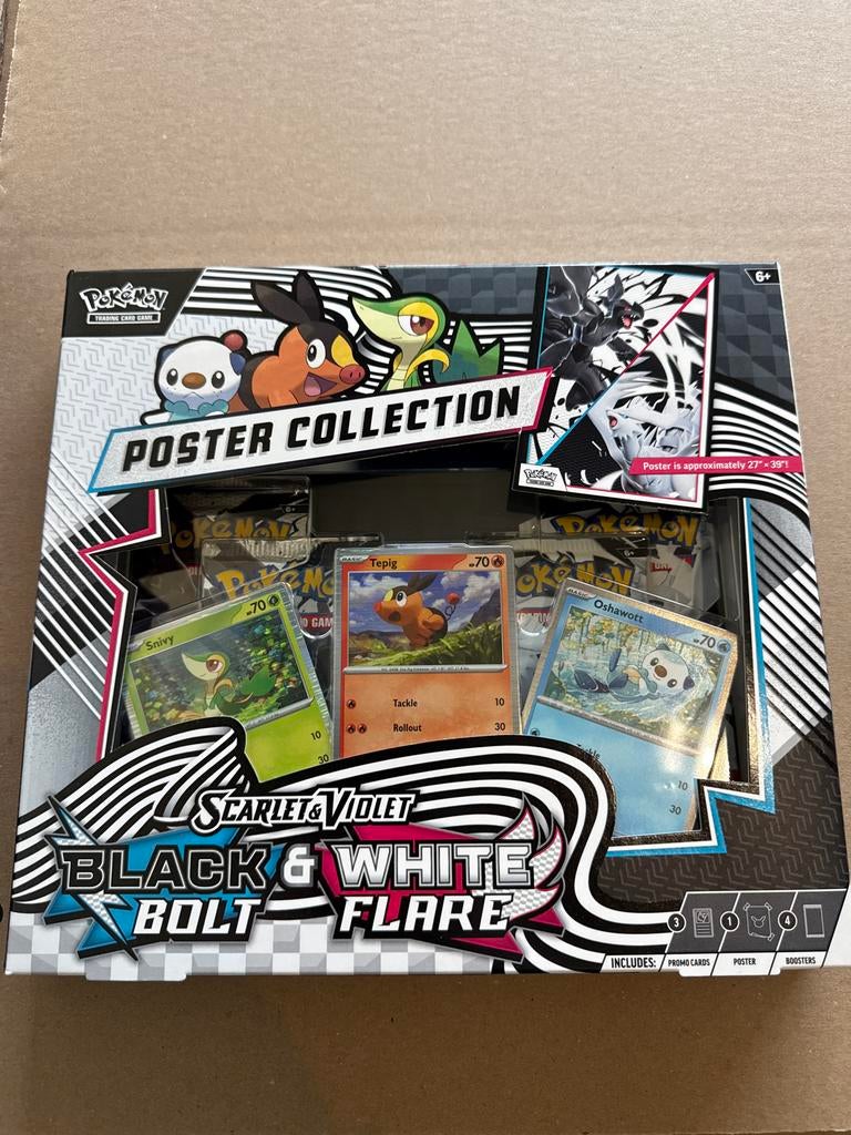 Pokémon Poster Collection Black Bolt White Flare met kaarten, Ophalen of Verzenden, Nieuw, Overige typen