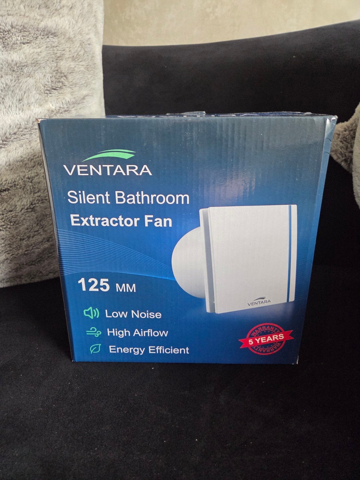 Ventara Stille Badkamer Afzuigventilator 125mm, Ophalen of Verzenden, Nieuw, Ventilator en Afzuiger