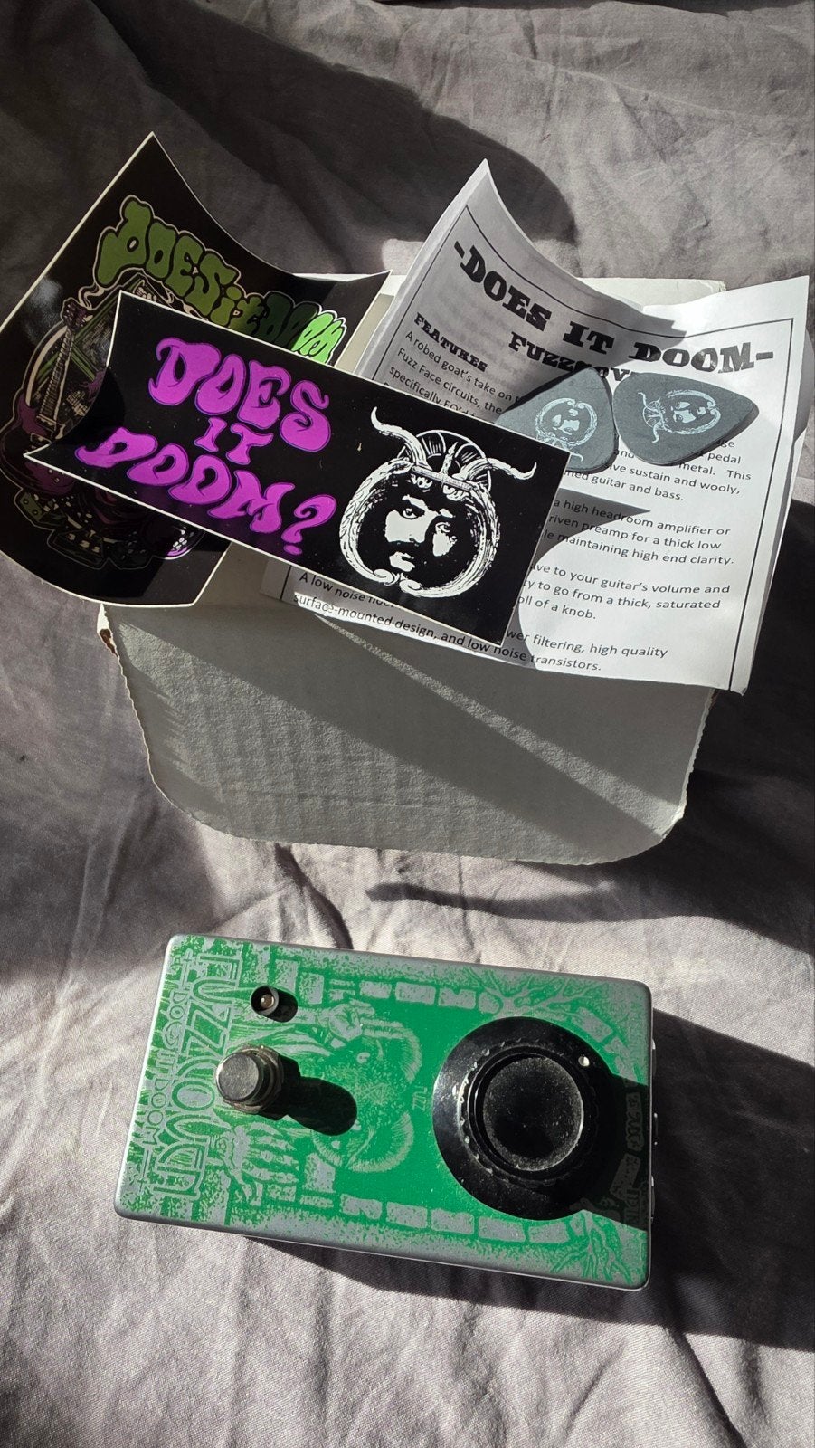 Does It Doom - Fuzzcoven Fuzzpedaal, Muziek en Instrumenten, Ophalen of Verzenden, Zo goed als nieuw