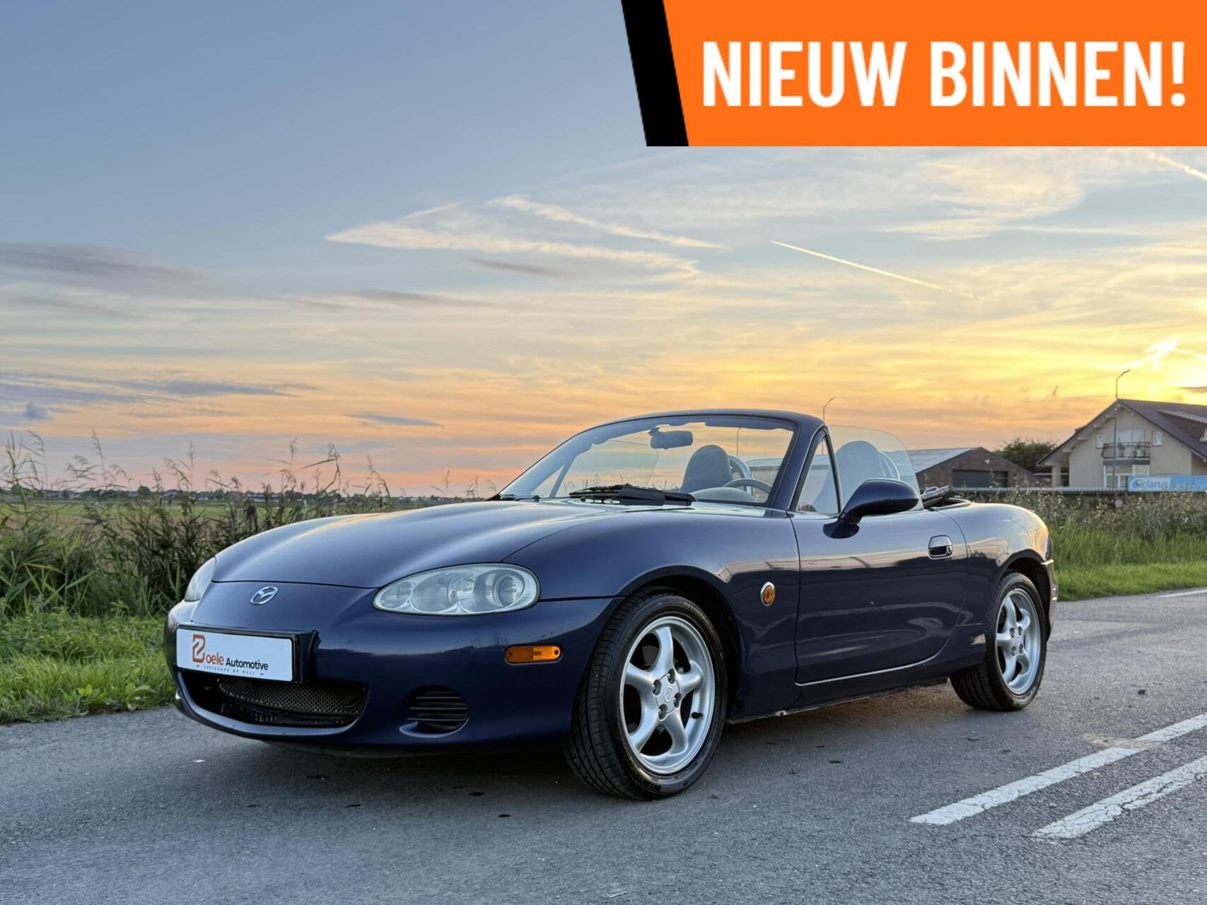 Mazda MX-5 NB-FL 1.6i/ Nwe Distributie+APK / Topstaat!, Auto's, Achterwielaandrijving, Gebruikt, Zwart, 4 cilinders