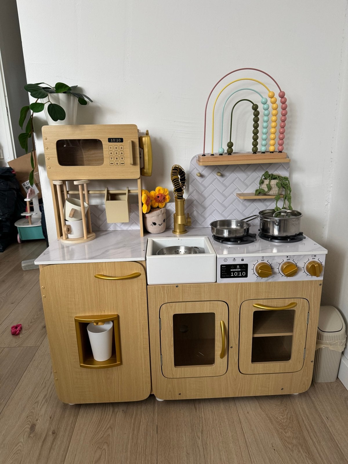 Teamson Kids Cyprus Houten Speelkeuken met accessoires, Ophalen, Zo goed als nieuw, Hout, Speelkeuken