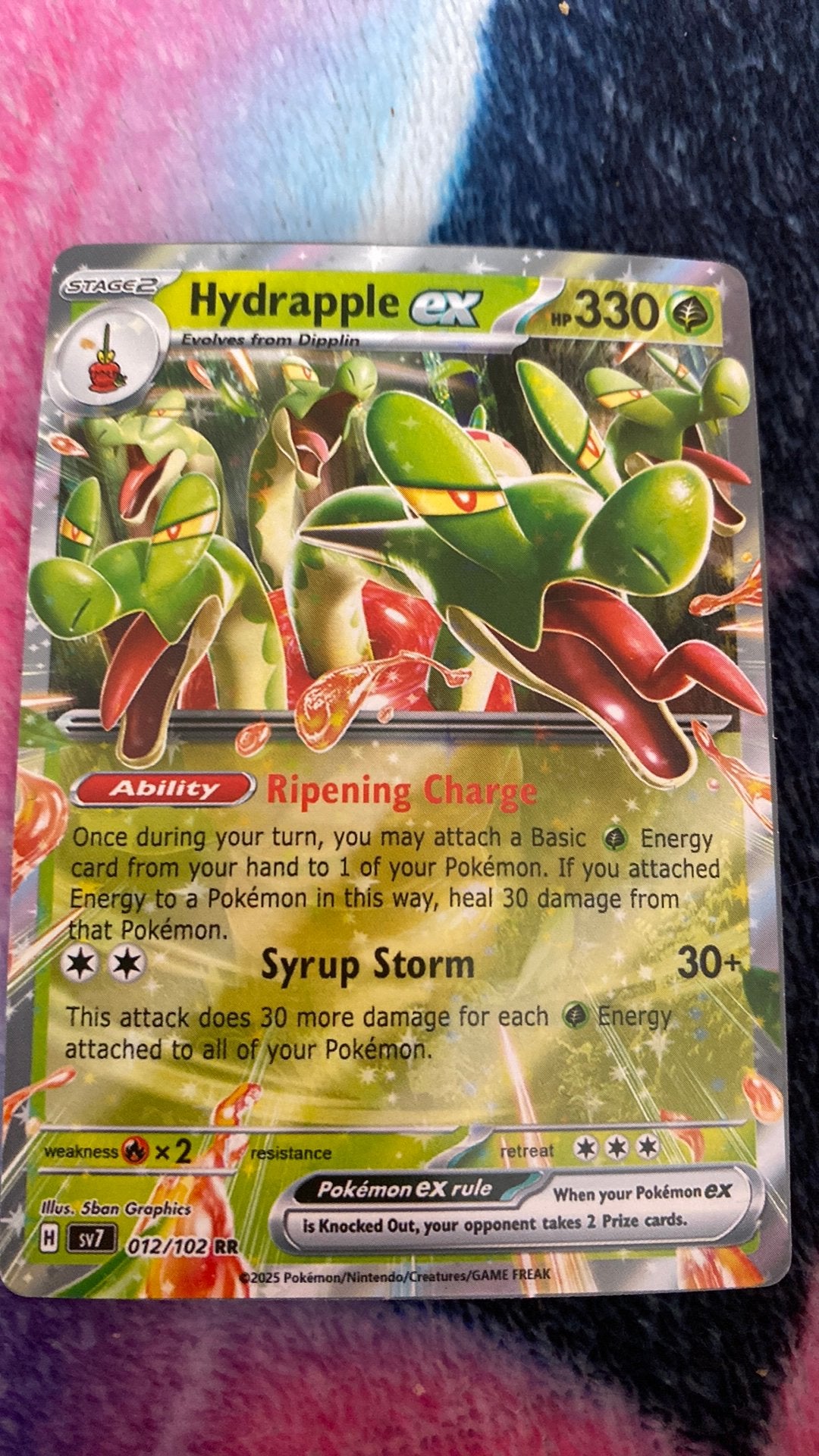 Hydrapple EX 012/102, Ophalen, Zo goed als nieuw