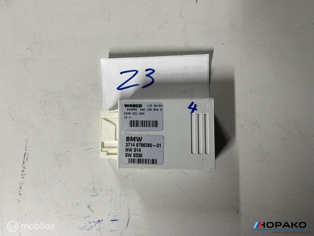 Luchtveringmodule BMW 5-serie E61 3714676628001, Gebruikt, Ophalen of Verzenden, BMW, BMW