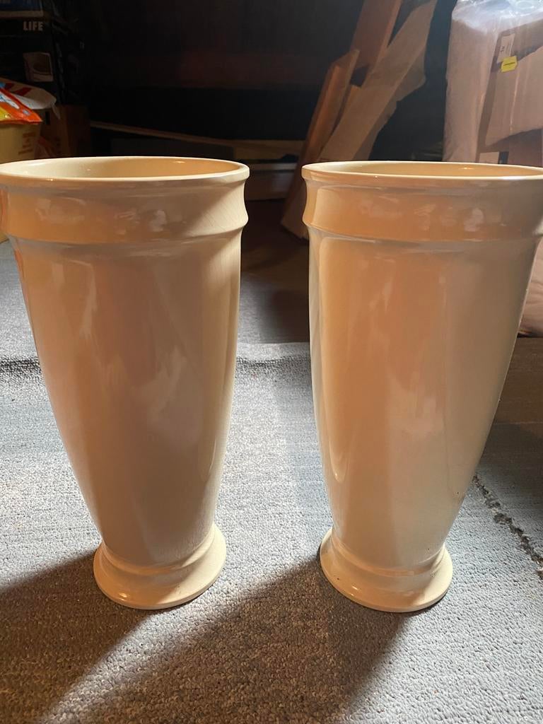 Vaas 2 stuks, Ophalen, Zo goed als nieuw, Overige kleuren, Glas