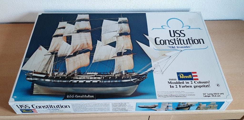 Boot USS Constitution Revell 1975-1990-2010 #05600, Ophalen of Verzenden, Nieuw, 1:50 tot 1:200, Revell