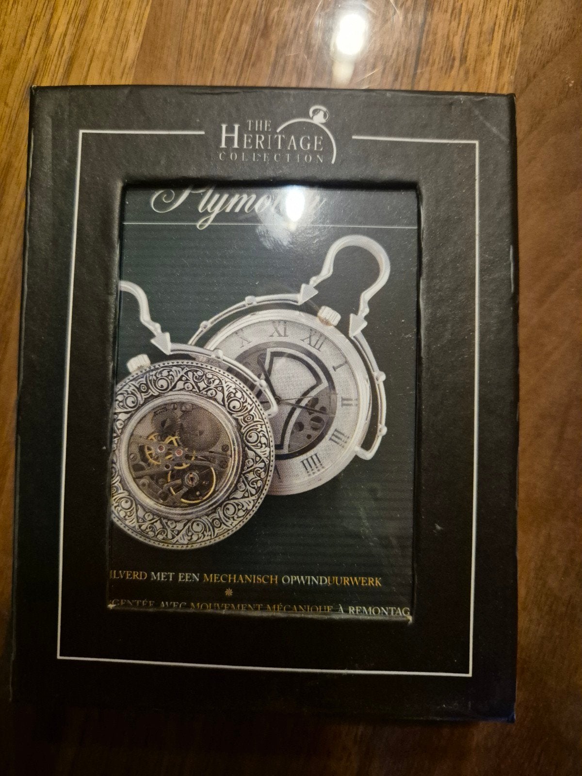 Heritage Collection Zakhorloge - Mechanisch Opwinduurwerk, Ophalen of Verzenden, Zo goed als nieuw, Zilver, Overige merken