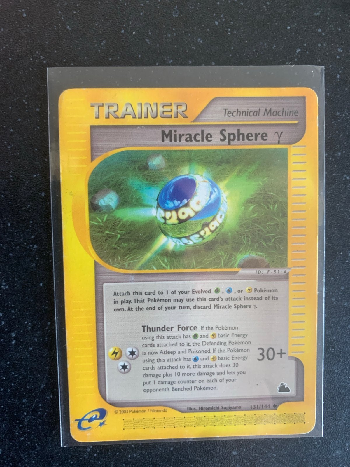 Pokemon Kaart Miracle Sphere γ Trainer 131/144, Ophalen of Verzenden, Zo goed als nieuw, Losse kaart