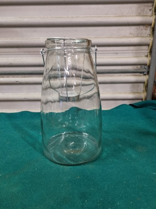 windlicht van glas, groot,, Ophalen of Verzenden