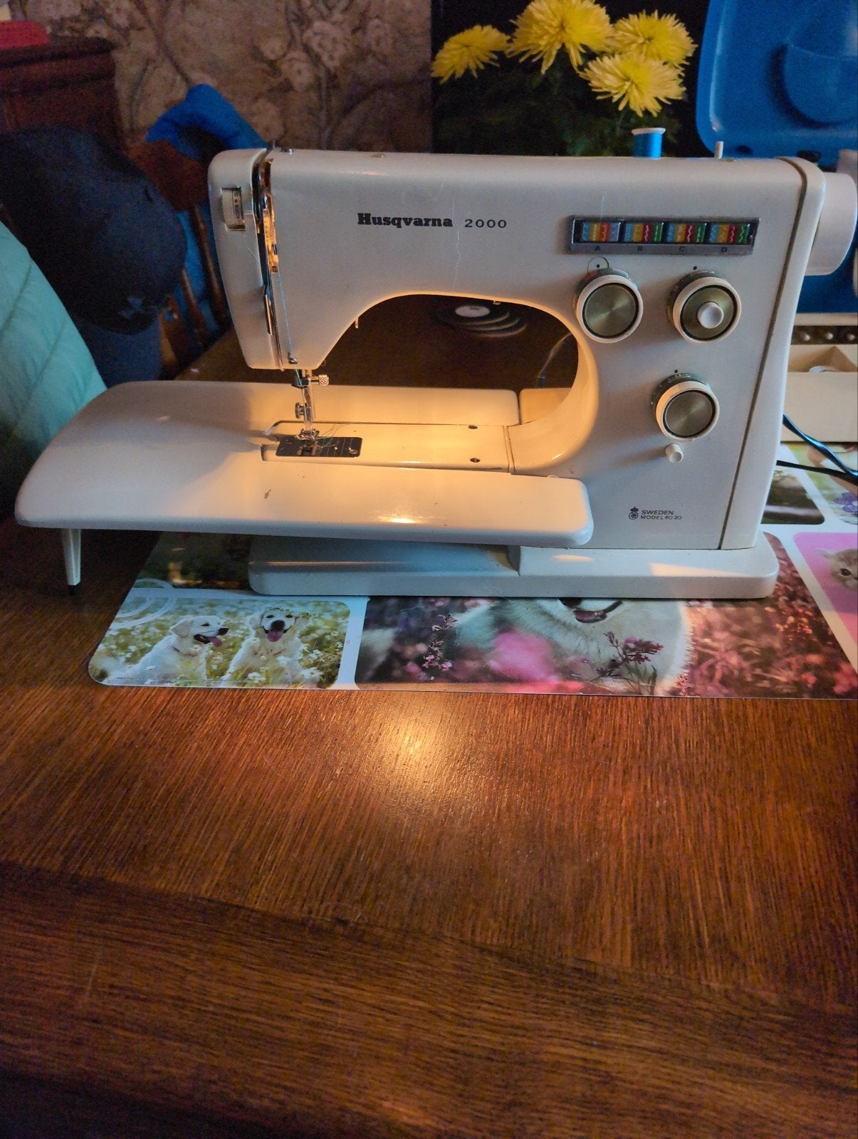 Husqvarna 2000 naaimachine model 6020, Ophalen of Verzenden, Gebruikt, Naaimachine, Husqvarna