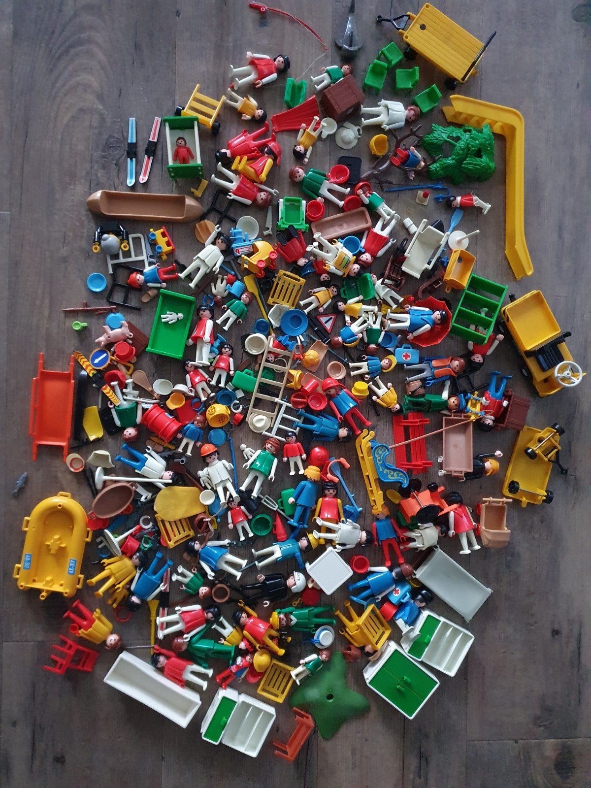 Diverse vintage Playmobil figuren en accessoires, Ophalen of Verzenden, Gebruikt, Losse onderdelen, Figuren