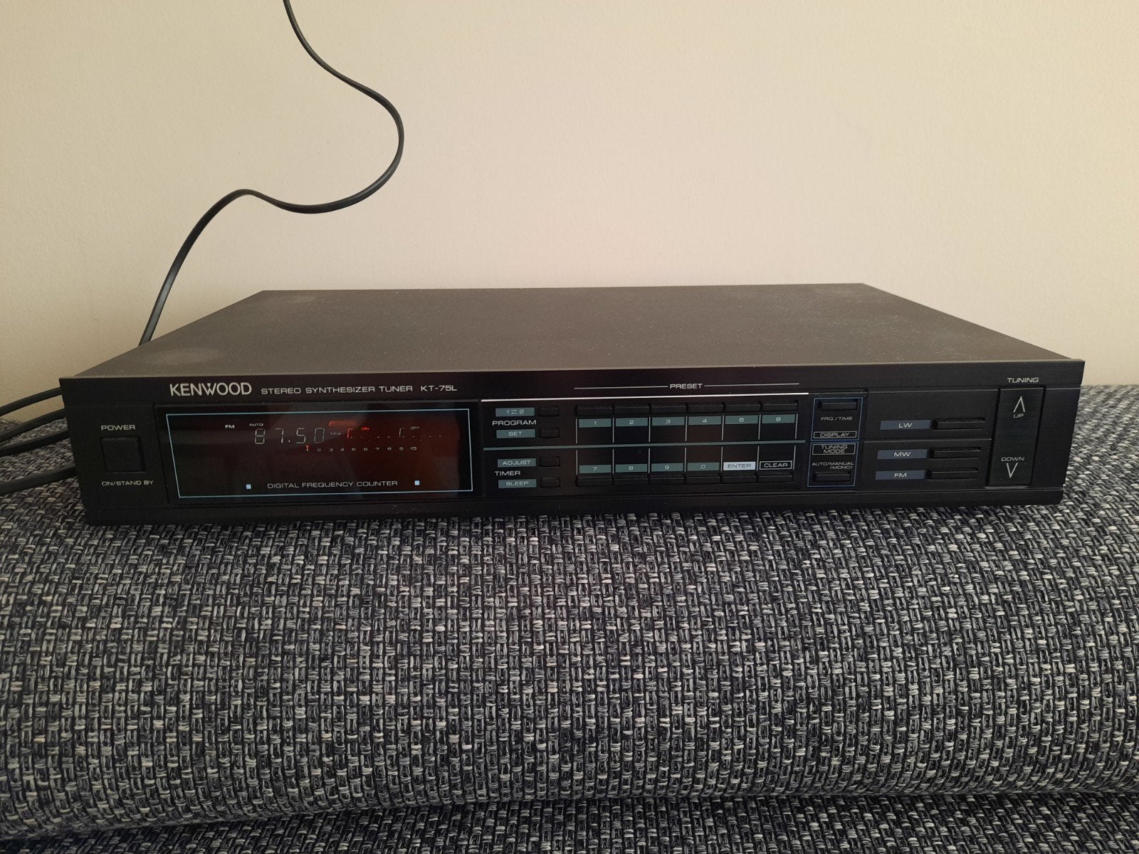 Te koop Kenwood audio tuner, Ophalen of Verzenden, Gebruikt, Analoog