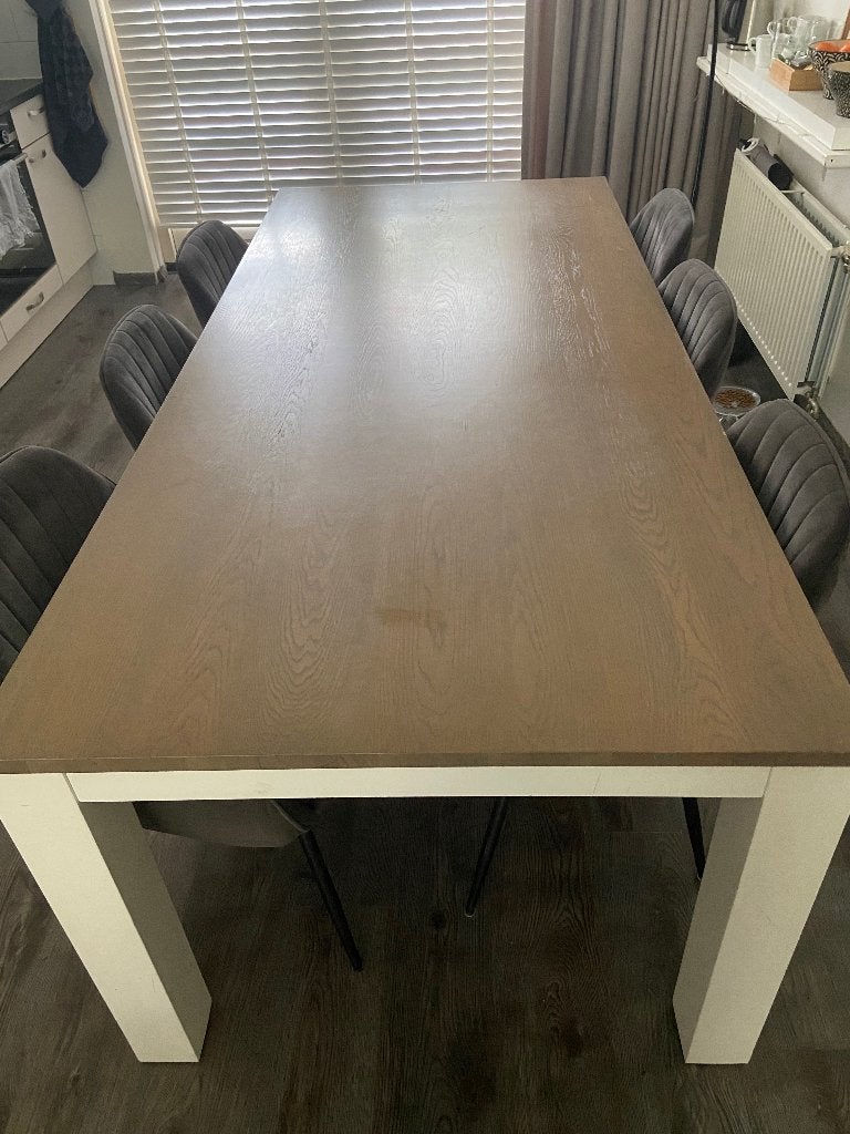 Eethoek, Huis en Inrichting, Tafels | Eettafels, Ophalen, Gebruikt, 100 tot 150 cm, 50 tot 100 cm