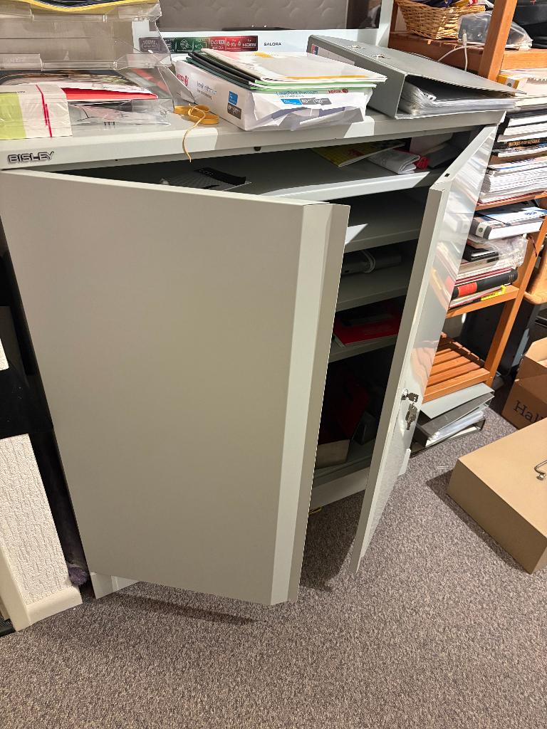 Archiefkast, Huis en Inrichting, Kasten | Roldeurkasten en Archiefkasten, Ophalen, 100 tot 150 cm, 50 tot 100 cm, Zo goed als nieuw