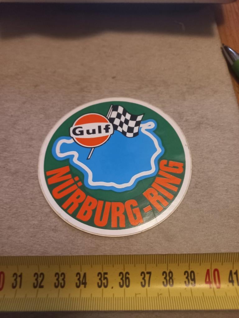 Gulf nurburg ring, Verzamelen, Ophalen of Verzenden, Zo goed als nieuw