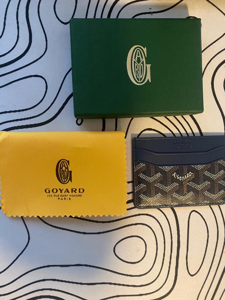 Goyard pasjeshouder beschikbaar in navy blue en wit, Ophalen of Verzenden, Nieuw, Overige kleuren
