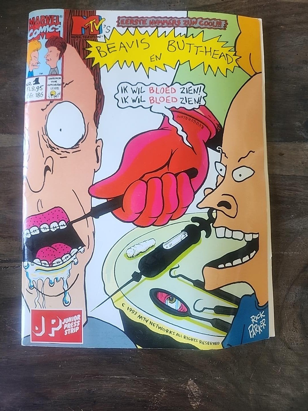 Beavis en Butt-Head stripboek - Eerste nummers zijn cool!, Eén stripboek, Ophalen of Verzenden, Gelezen, Rick Parker