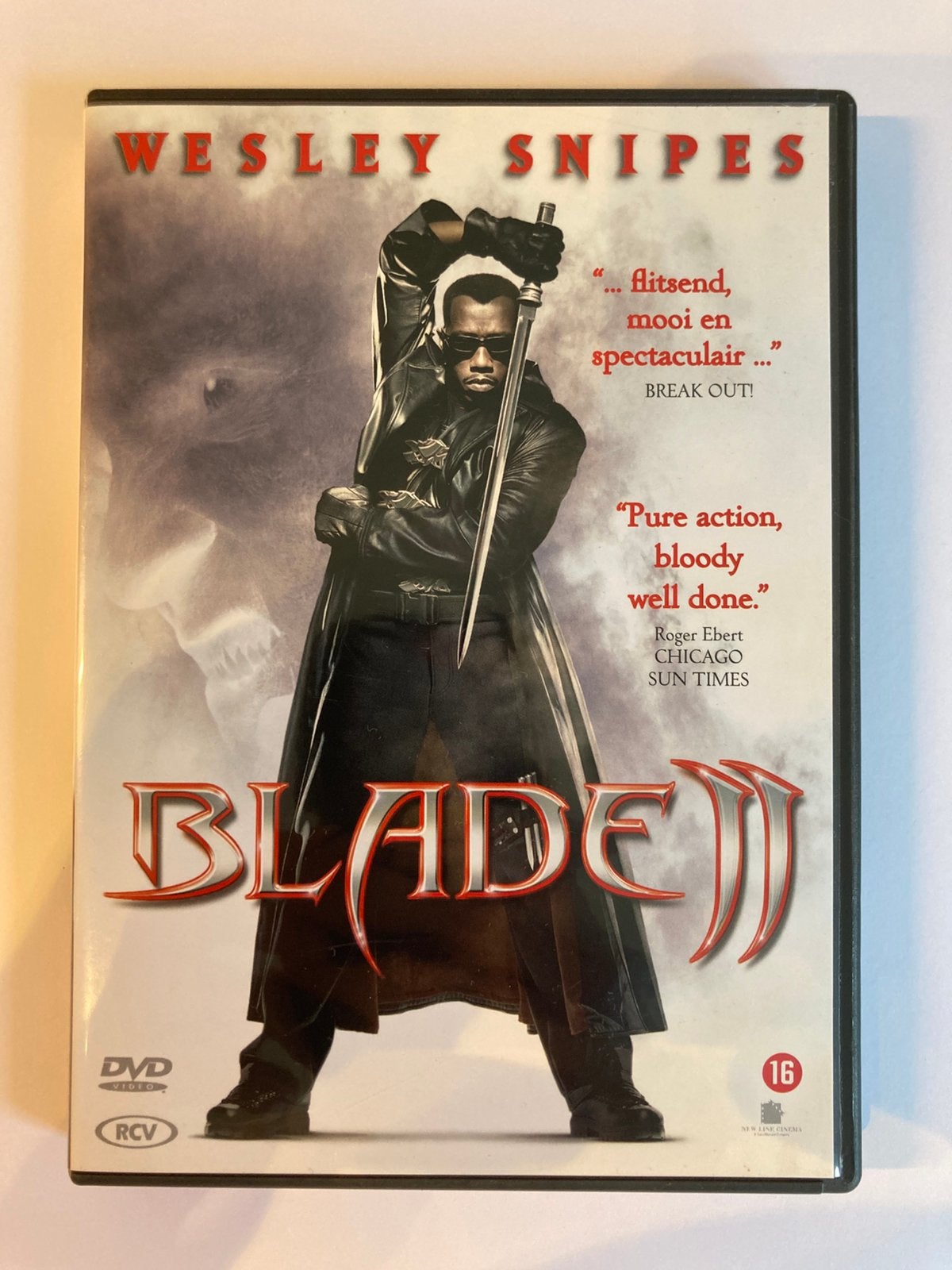 Blade 2, 2002 / DVD / Guillermo del Toro, Cd's en Dvd's, Dvd's | Horror, Vampiers of Zombies, Engels, Vanaf 16 jaar, Nederlands