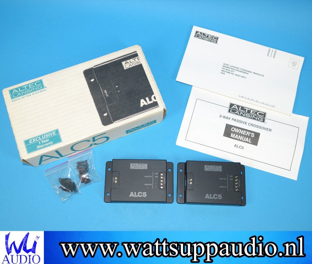Altec Lansing ALC5 2-weg Passief crossover/Filter(set van 2), ., Nieuw, Ophalen of Verzenden, .